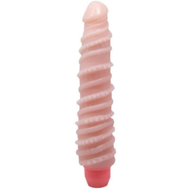 Dildo realistico con vibrazioni multiple e ventosa, stimolazione a spirale